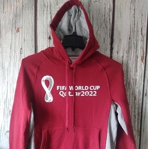 FIFA World Cup Soccer Qatar 2022 Hooded Sweatshirt NWT! (M)
